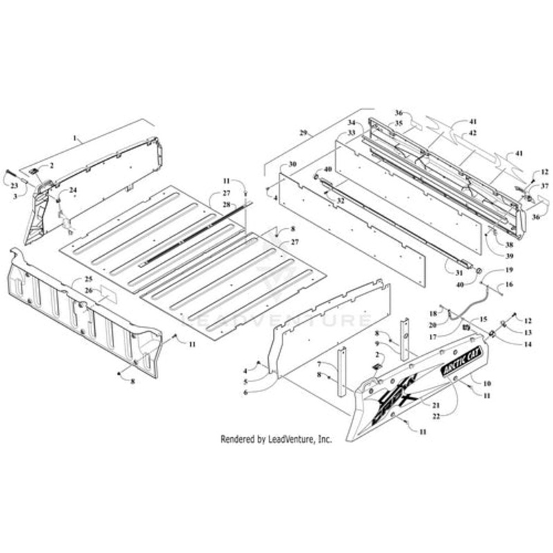 Bracket Retaining – Lower Panel by Arctic Cat