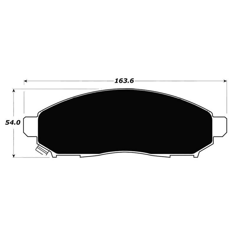Porterfield Brake Pads for 2017 NISSAN FRONTIER 2WD