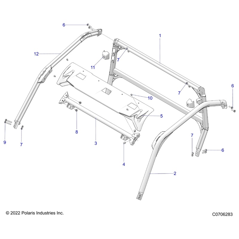 Weld-Rops,Front,Lh,Blk by Polaris