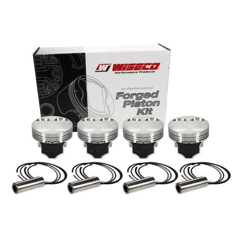 Wiseco HD Forged Pistons 4G63T 7-bolt Evo 1-9 85mm STD -21 cc 8.0:1 156mm Long Rod