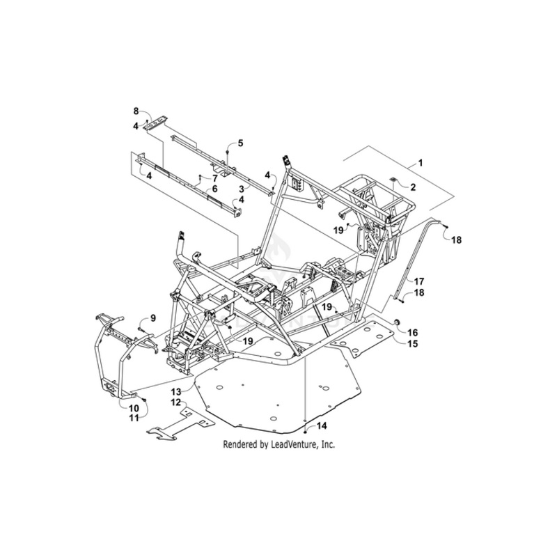 Tube, Door Support – Left By Arctic Cat