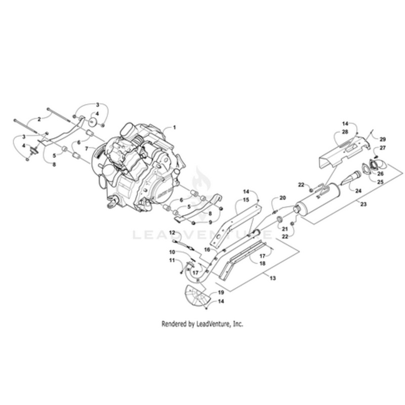 Exhaust Pipe by Arctic Cat