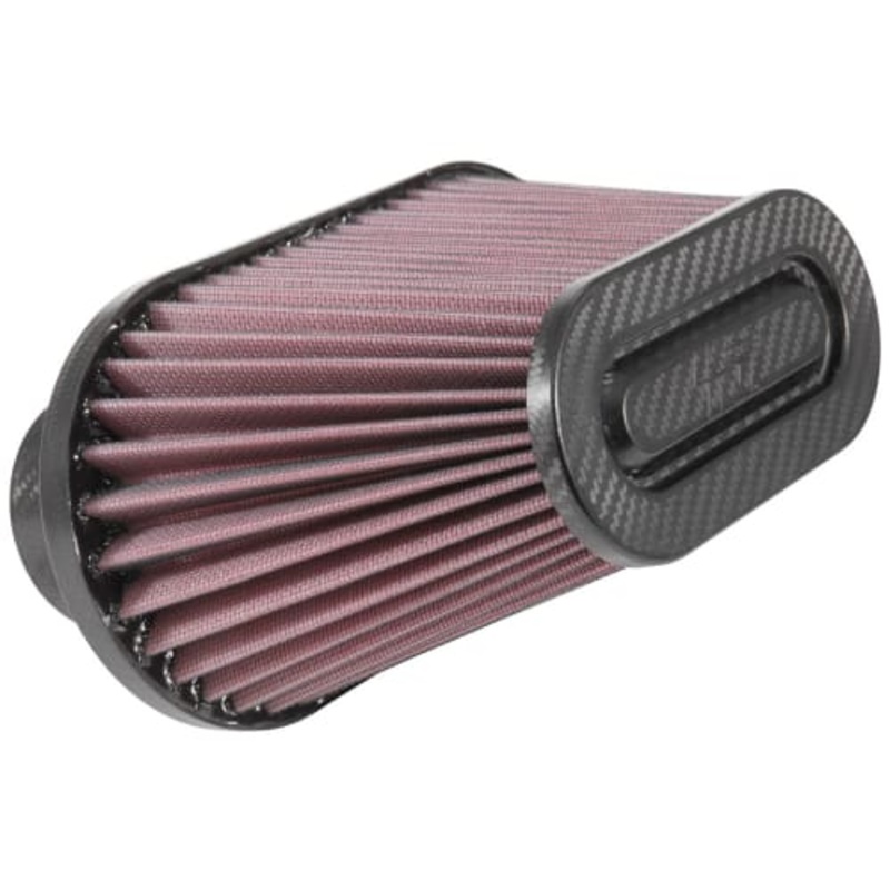 K&N 10×5.125in Base/6.375×3.0625in Top/5.5in 3in Dual Flange Air Filter Universal Air Filter (RP-6101)