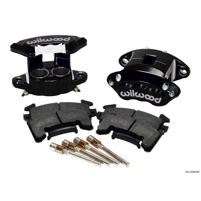Wilwood D154 Front Caliper Kit – Black 1.62 / 1.62in Piston 1.04in Rotor