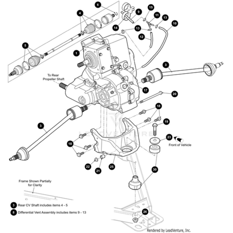 Differential Rear 4Wd 10.24 Gas Spool by Arctic Cat