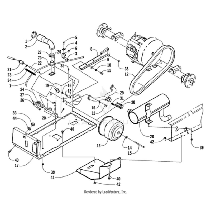 Intake Hose by Arctic Cat