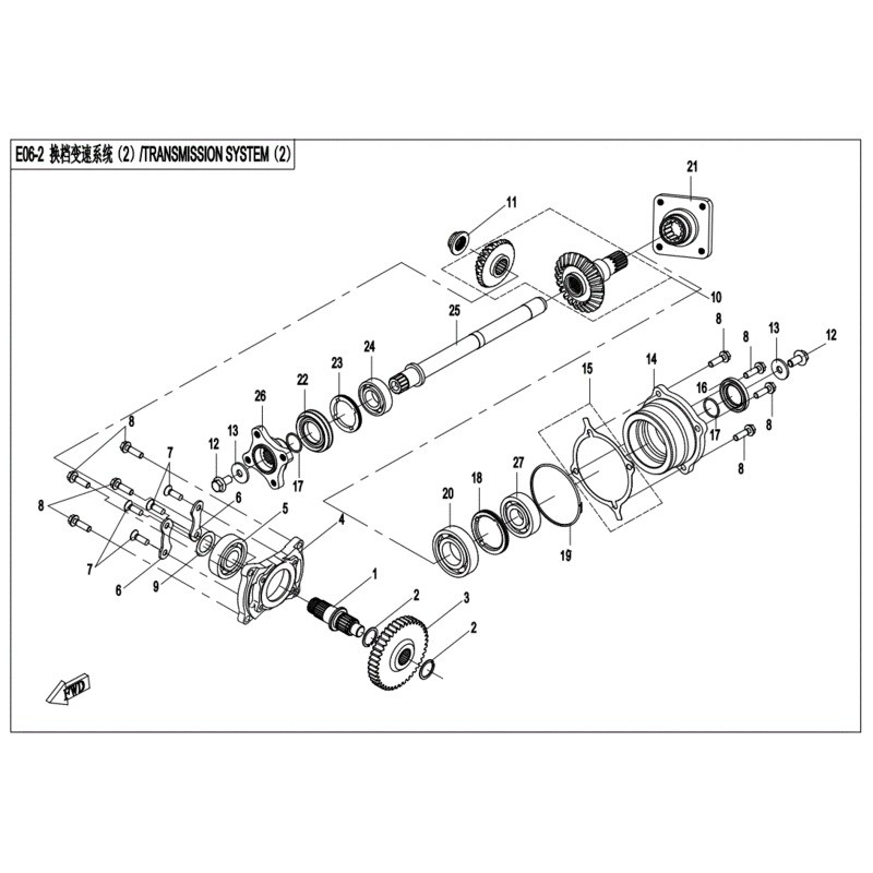 Bevel Gear Assy. by CF Moto