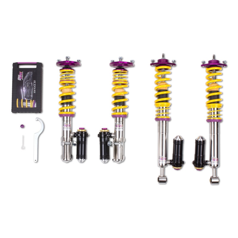 KW Suspension V4 3-Way Clubsport Coilovers – 08-15 Mitsubishi Lancer Evolution X
