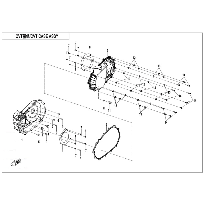Cvt Cover by CF Moto