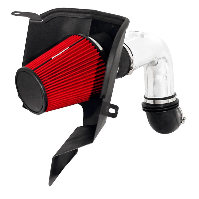 Spectre 03-07 Dodge RAM L6-5.9L DSL Air Intake Kit – Polished w/Red Filter