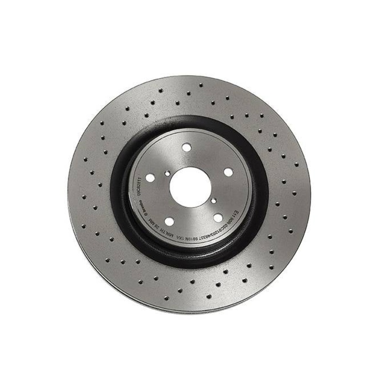 Brembo High Carbon Drilled Front Brake Rotor – 2005-2017 STI | 09.7812.2X