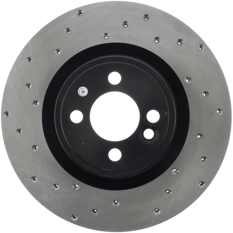 StopTech Sport Cross Drilled Brake Rotor – Front Left