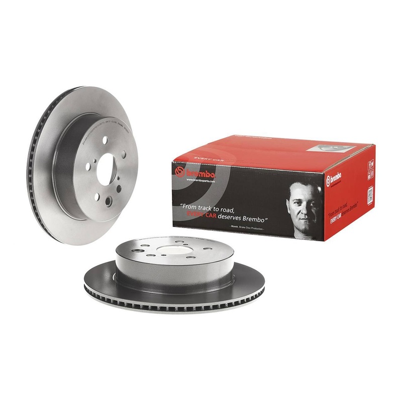 Brembo 16-17 Lexus GS200t/18-19 GS300/07-11 GS350 Rear Premium UV Coated OE Equivalent Rotor