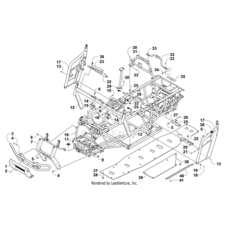 Hood Bracket Support – Left by Arctic Cat