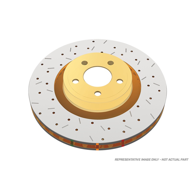 DBA 02-05 Toyota Camry SE/XLE 6 Cyl Front 4000 Series Drilled & Slotted Rotor