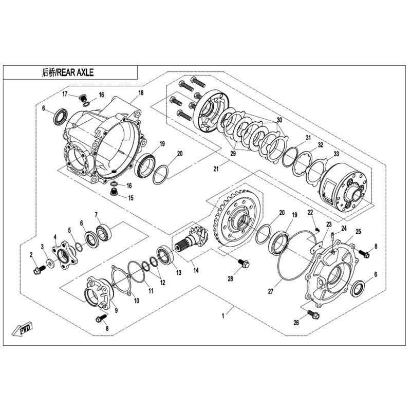 Friction Disc Inner Gear by CF Moto