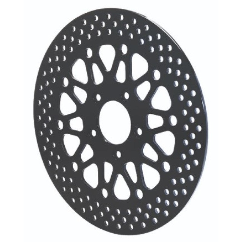 Wilwood Rotor-Front-Harley-Davidson Motorcycle 2008-Up Black Finish 11.80 x .196 – 5 on 3.25in