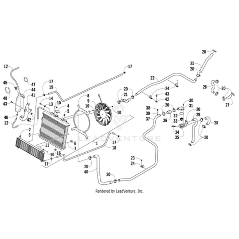 Thermostat Housing – Mach (Rb 0808-189) by Arctic Cat