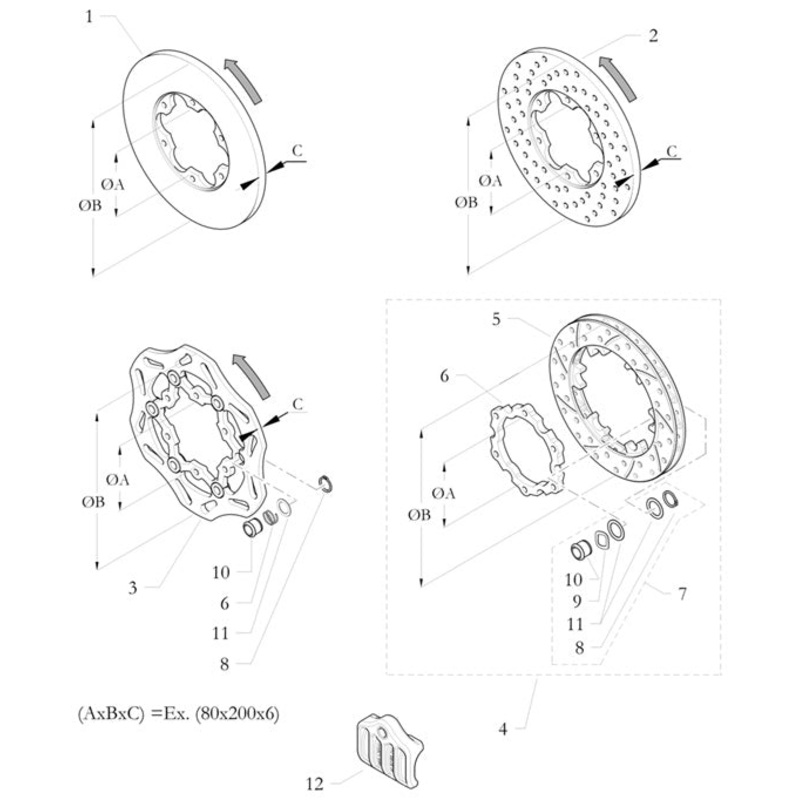 11. 40.9305.00 Birel Washer M14x20x0.5 Brake Disc