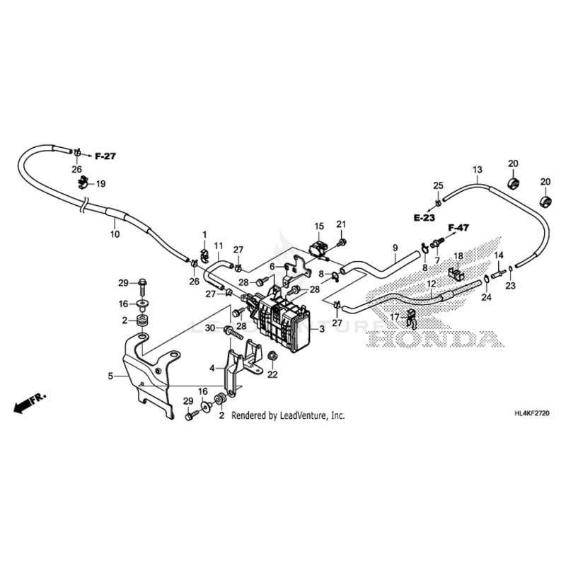 Tube, Purge Control Solenoid Joint by Honda