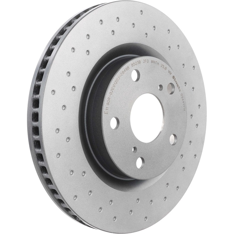 XTRA Drilled Front Disc Brake Rotor – 09.A417.1X