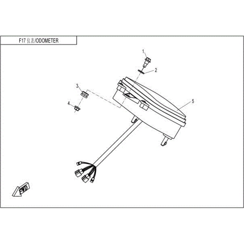 Dashboard (Eps Non Sumitomo) (Replaces 7030-170200-30000) by CF Moto