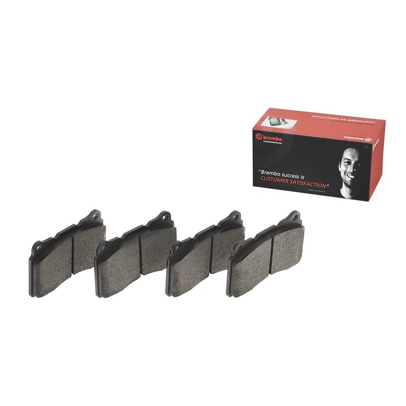 Brembo 04-07 Cadillac CTS/05-06 Ford GT/12-18 Tesla S Front Premium Low-Met OE Equivalent Pad