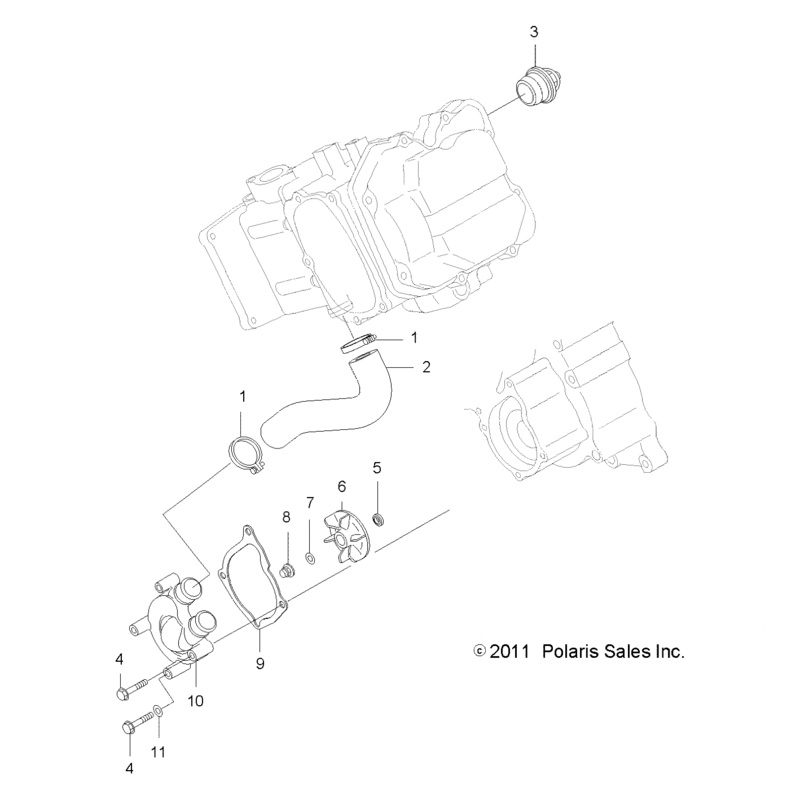 Waterpump Cover by Polaris