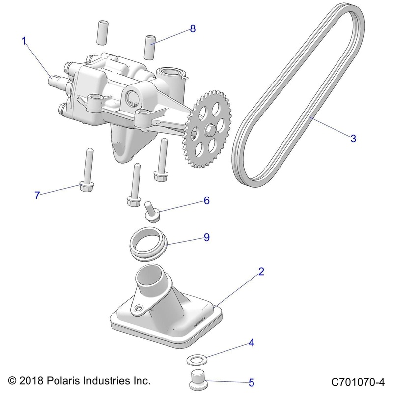 Dowel, Hollow, Oil Pump by Polaris