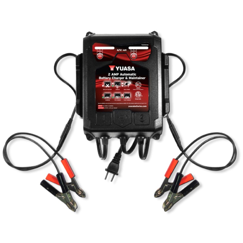 Yuasa 2 Amp Charger & Maintainer (6/12V)