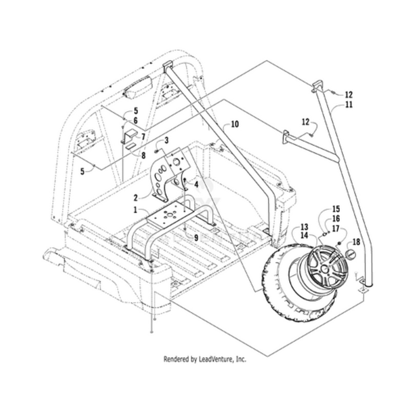 Bracket Retaining – Cargo Box by Arctic Cat
