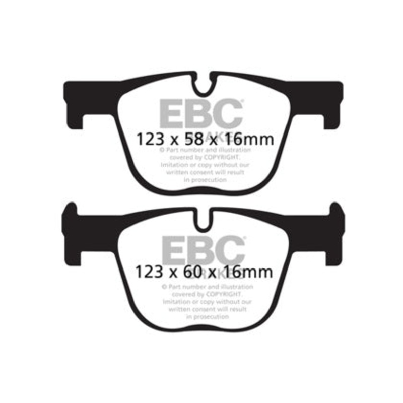 [GARAGE SALE] – EBC 12+ BMW 335 3.0 Turbo (F30) Yellowstuff Rear Brake Pads