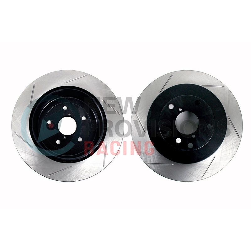 StopTech Slotted Sport Brake Rotor Rear Pair – 08-17 STI